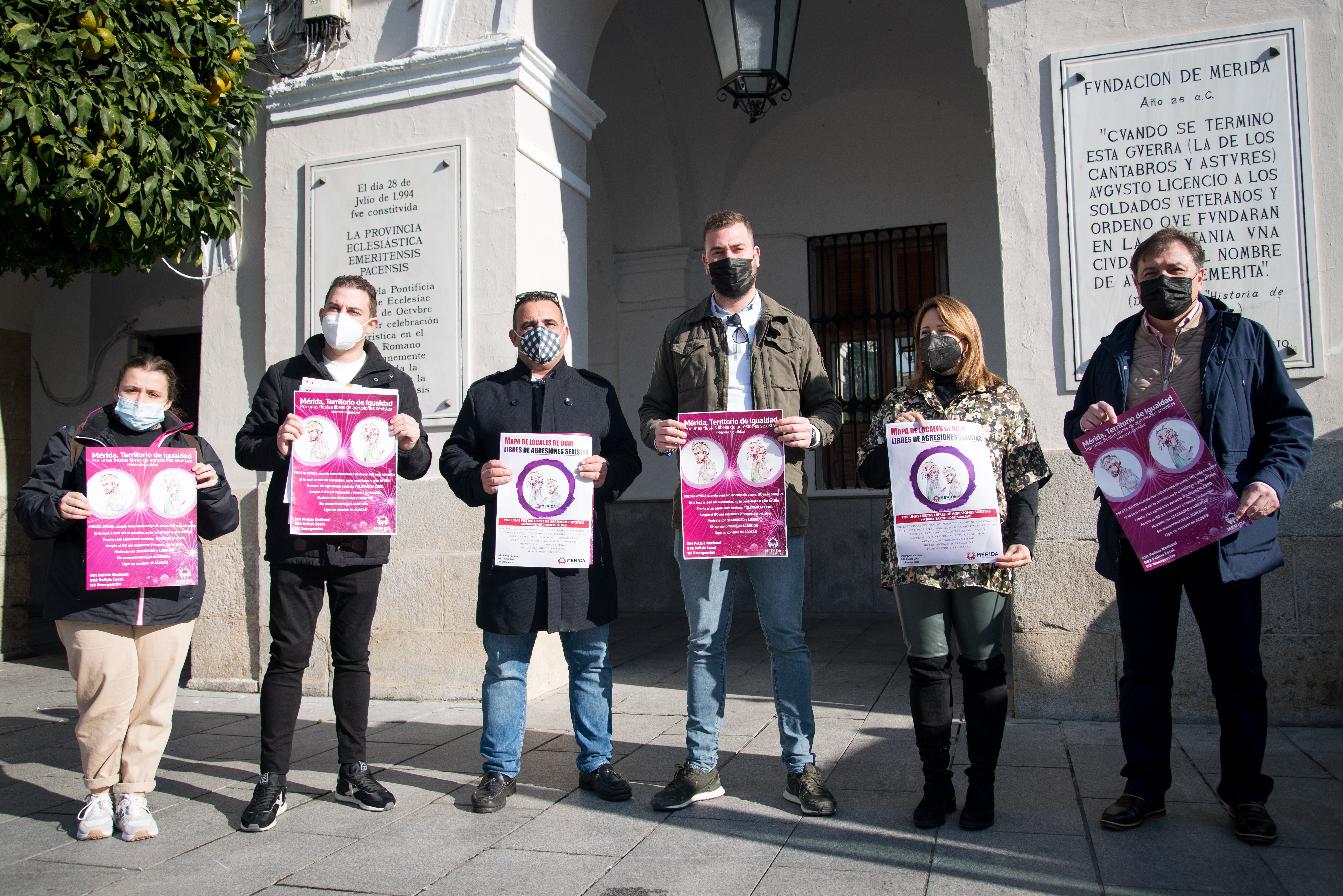 Arranca en la ciudad “Mérida libre de agresiones sexistas en locales de ocio” Arranca en la ciudad “Mérida libre de agresiones sexistas en locales de ocio”
