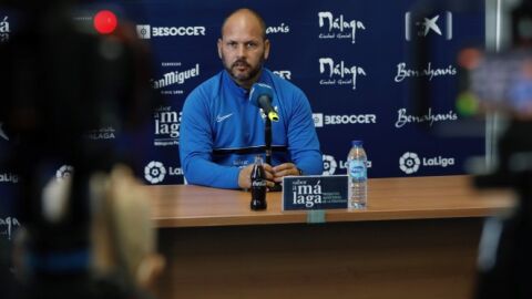 José Alberto López, entrenador del Málaga CF