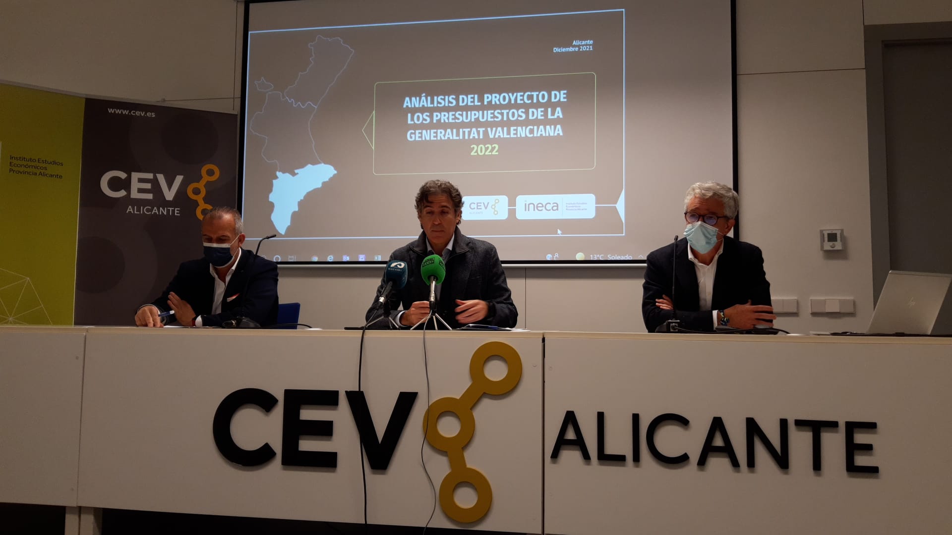 INECA y la CEV valoran que el presupuesto de la Generalitat contemple el peso poblacional de Alicante INECA y la CEV valoran que el presupuesto de la Generalitat contemple el peso poblacional de Alicante