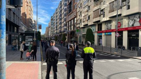 La avenida de Maisonnave, sin coches La avenida de Maisonnave, sin coches