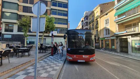 Las lanzaderas parten desde la plaza de la Constitución Las lanzaderas parten desde la plaza de la Constitución