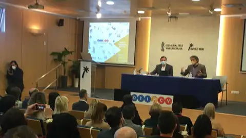 Francesc Colomer durante la Asamblea de DTI Turismo