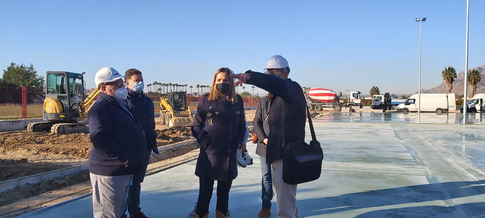 Galindo asegura que las obras del IES Tháder no se han paralizado y que se está cumpliendo el calendario previsto Galindo asegura que las obras del IES Tháder no se han paralizado y que se está cumpliendo el calendario previsto