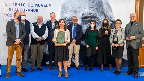 Blanca Riestra recibe o XL Premio Blanco-Amor Entrega do XL Premio de novela Blanco Amor