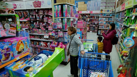 Una tienda de juguetes en plena campa&ntilde;a de Navidad