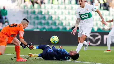 El portero del Elche, Édgar Badía El portero del Elche, Édgar Badía