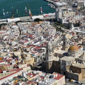 Imagen aérea de Cádiz
