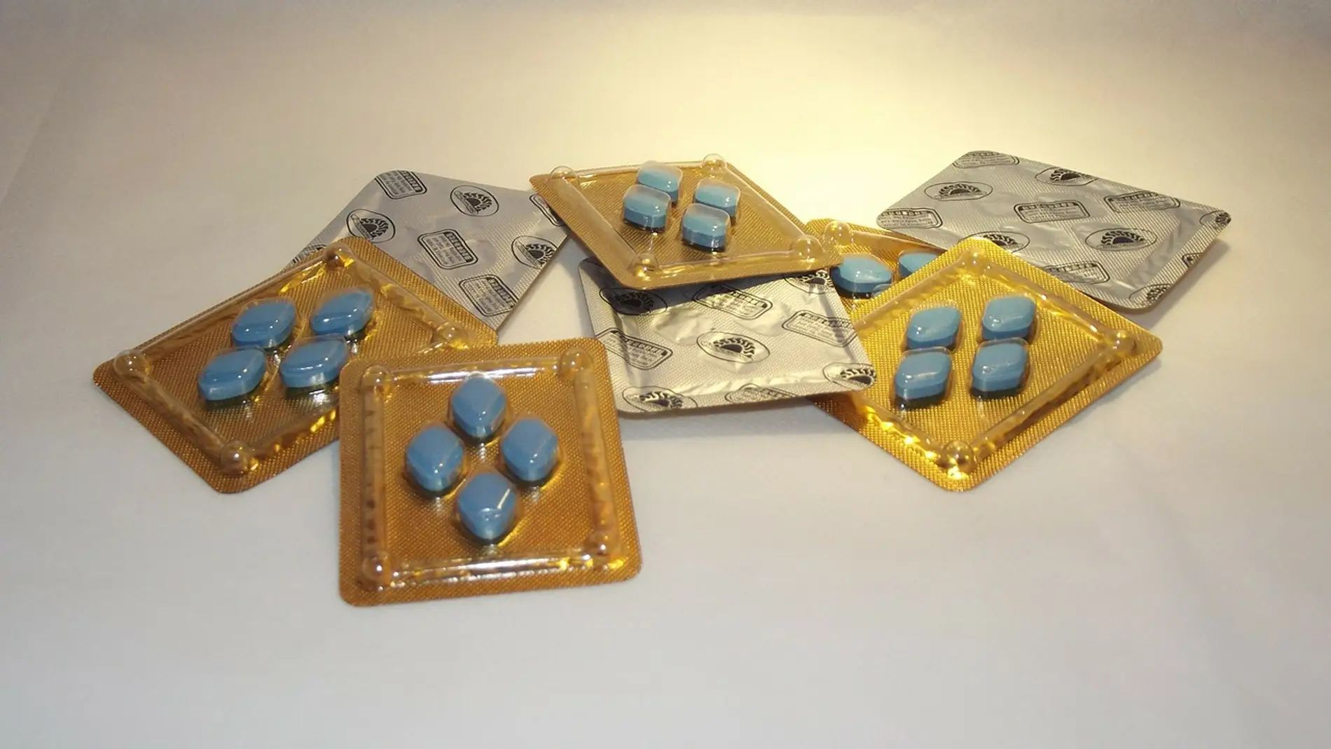 Imagen de archivo de pastillas de viagra.