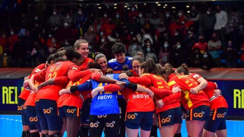 Las Guerreras celebrando su victoria ante Jap&oacute;n