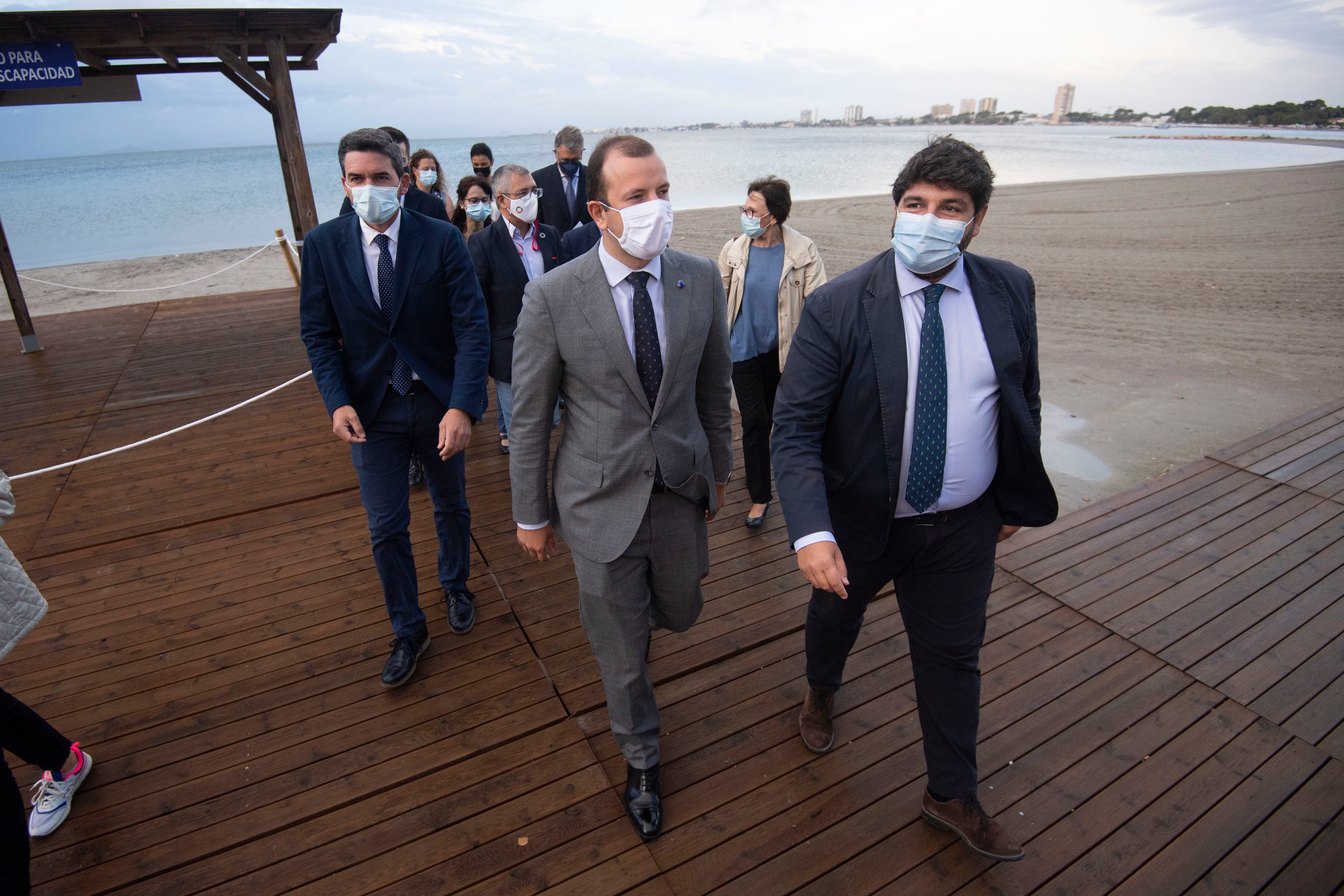 López Miras acude a Bruselas para pedir a las instituciones europeas que “se sumen a la protección y recuperación del Mar Menor” López Miras acude a Bruselas para pedir a las instituciones europeas que “se sumen a la protección y recuperación del Mar Menor”