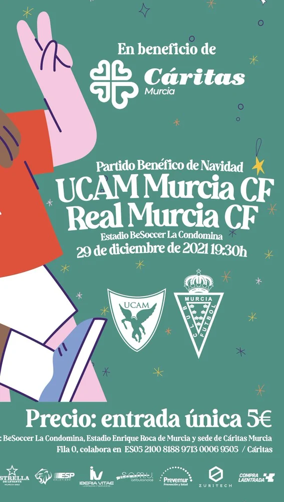 Real Murcia y UCAM se unen por Navidad