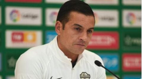 Francisco Rodríguez, entrenador del Elche. Francisco Rodríguez, entrenador del Elche.