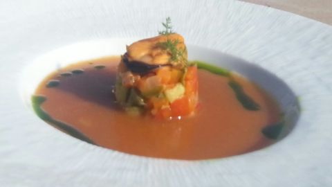 Crema de marisco