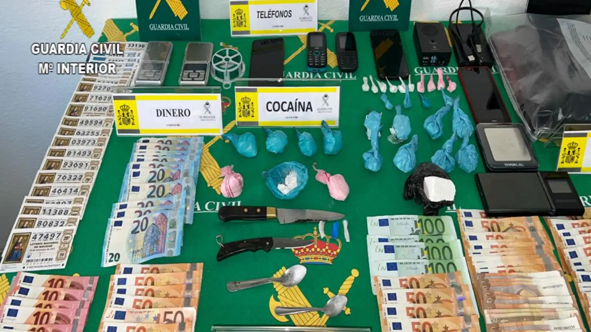 Detenidas 12 personas por "menudeo" de drogas en Trujillo y alrededores 