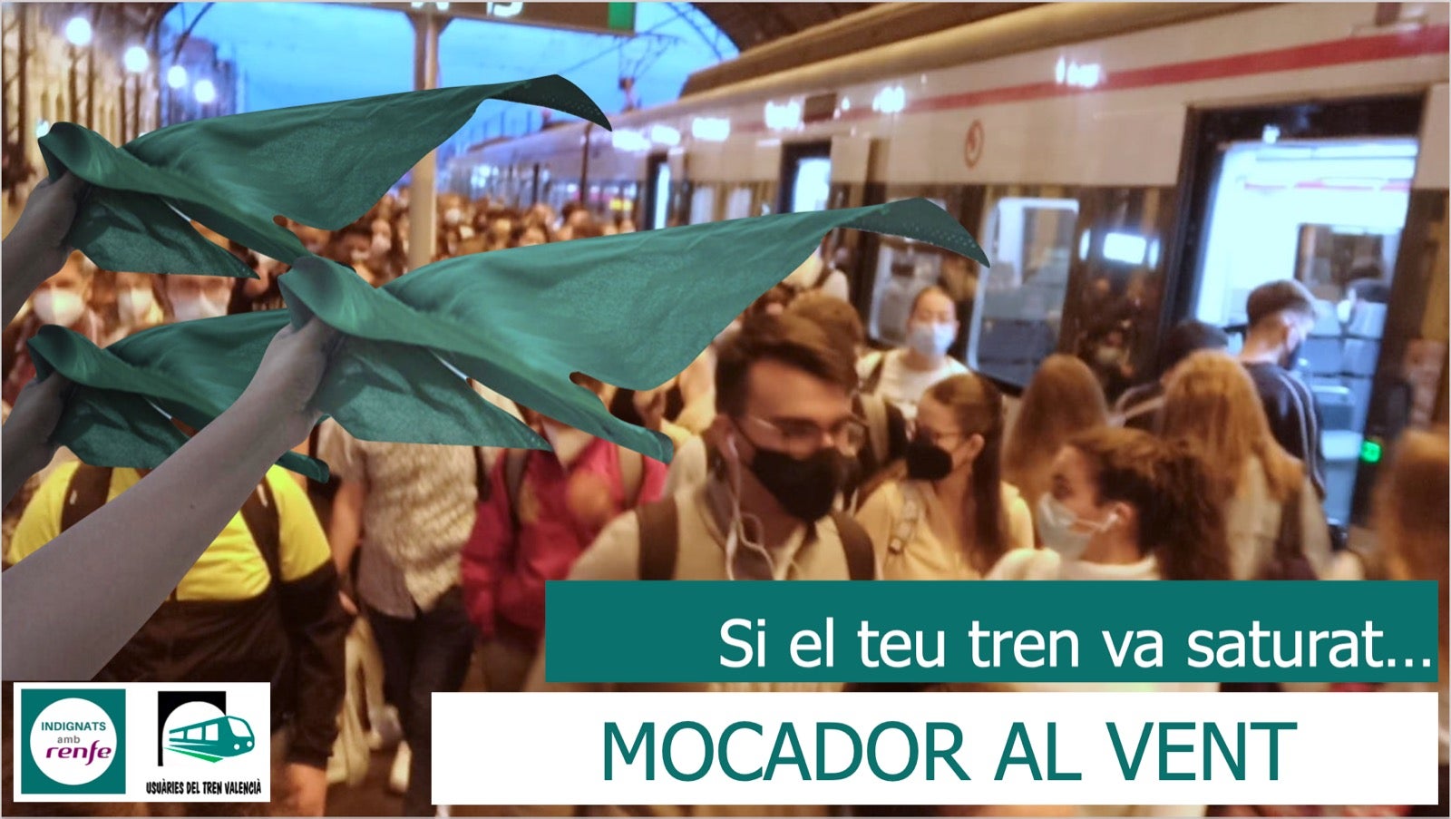 Se inicia la campaña 'Mocador al vent' para reclamar un servicio de garantias Se inicia la campaña 'Mocador al vent' para reclamar un servicio de garantias