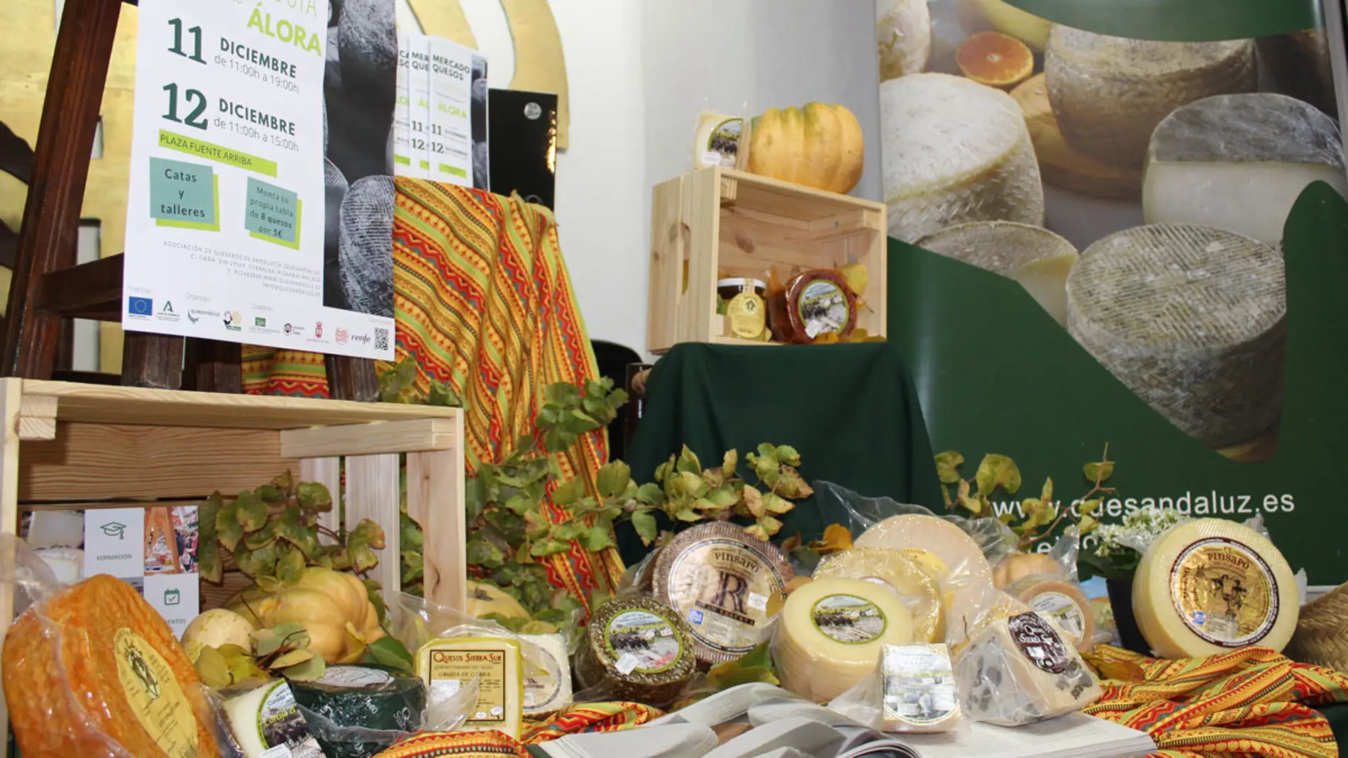 IX Mercado de Quesos de Andalucía “Acércate al queso” en Álora