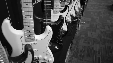 Imagen de archivo de guitarras Imagen de archivo de guitarras
