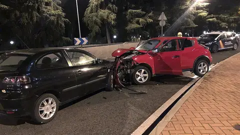 Una conductora kamikaze provoca un accidente con siete heridos en Madrid Una conductora kamikaze provoca un accidente con siete heridos en Madrid