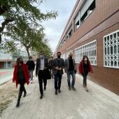 Visita a Torrellano del director general de Infraestructuras Educativas de la Generalitat Valenciana.