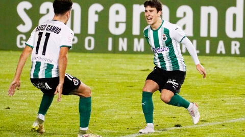 Marco Camus y Pablo Torre, futbolistas del Real Racing Club