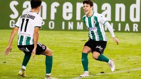 Marco Camus y Pablo Torre Marco Camus y Pablo Torre, futbolistas del Real Racing Club