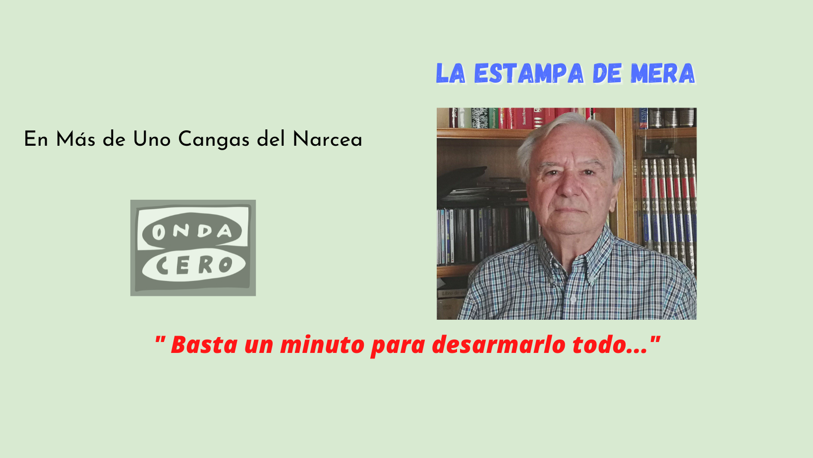 Basta un minuto para echar abajo una idea o un elaborado trabajo... Basta un minuto para echar abajo una idea o un elaborado trabajo...