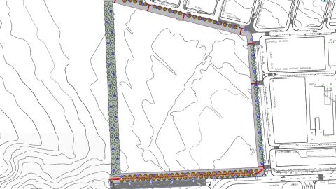 La parcela para el nuevo cuartel de la Guardia Civil en Rabassa La parcela para el nuevo cuartel de la Guardia Civil en Rabassa