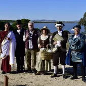 La ruta teatralizada y cata «Entre salinas y viñas» disfrutó de una espléndida mañana La ruta teatralizada y cata «Entre salinas y viñas» disfrutó de una espléndida mañana