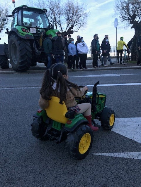 Tractorada en Santander para protestar por el precio de la leche Tractorada en Santander para protestar por el precio de la leche