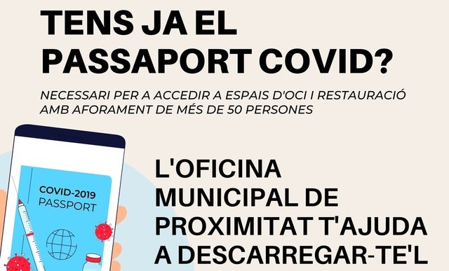 La Oficina de Proximidad de Vila-real ayuda a los vecinos a solicitar el pasaporte covid La Oficina de Proximidad de Vila-real ayuda a los vecinos a solicitar el pasaporte covid