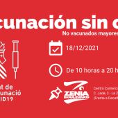Nueva vacunación masiva este sábado en el Centro Comercial Zenia Boulevard 