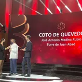 José Antonio Medina, director de "Coto de Quevedo", durante la Gala de la "Guía Michelín" José Antonio Medina, director de "Coto de Quevedo", durante la Gala de la "Guía Michelín"
