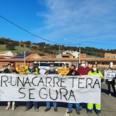 Protesta de los vecinos de Horcajo y la comarca