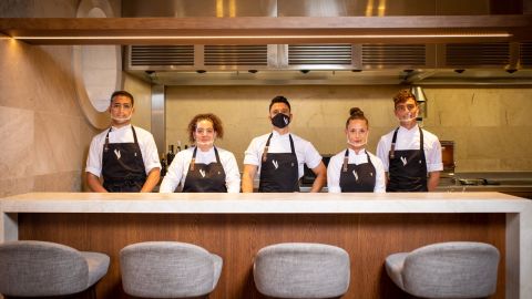 Equipo del restaurante &#39;Voro&#39;, ubicado en el Cap Vermell Grand Hotel de Canyamel