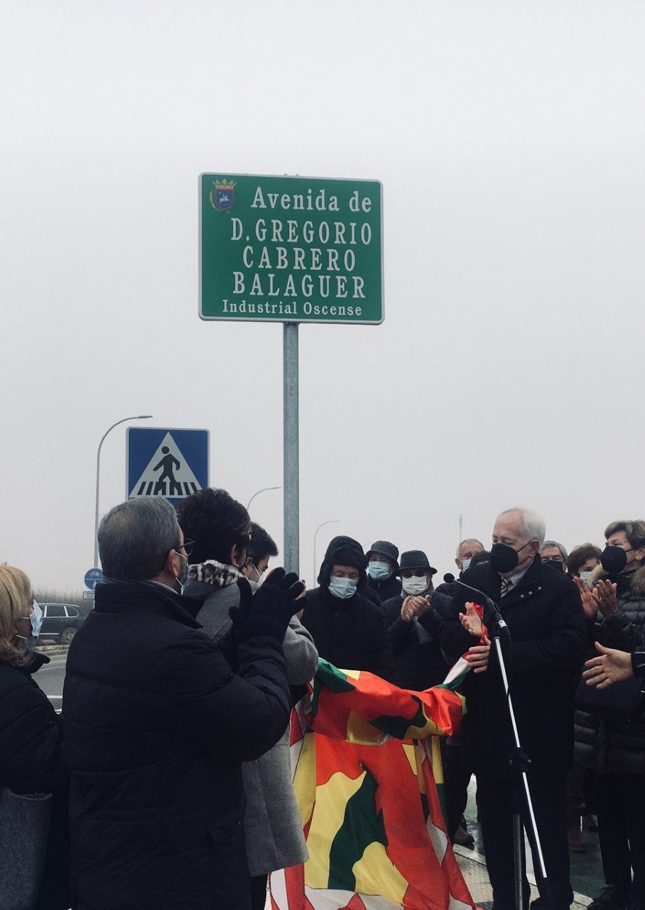 Gregorio Cabrero, primera calle dedicada a un industrial Gregorio Cabrero, primera calle dedicada a un industrial