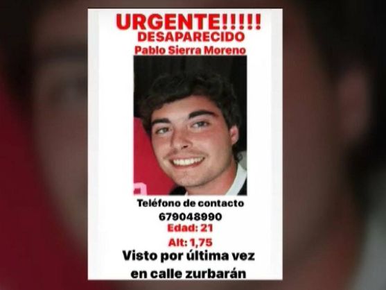Dos semanas sin Pablo Sierra: incógnitas y certezas sobre la desaparición del joven en Badajoz Dos semanas sin Pablo Sierra: incógnitas y certezas sobre la desaparición del joven en Badajoz