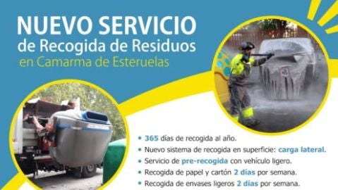 Camarma de Esteruelas presenta su nuevo servicio de recogida de residuos