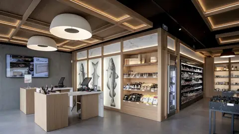 Una de las tiendas Salmentum Una de las tiendas Salmentum