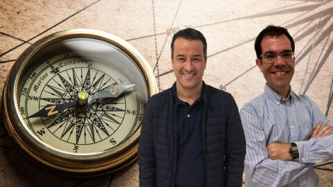 Oscar Mart&iacute;n y Fernando Castellano de informativos de Onda Cero Canarias