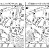 Cambios en el sentido de la circulación de la calle Gerona desde el jueves 16 de diciembre 