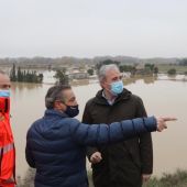 El alcalde, Jorge Azcón, ha visitado varias zonas afectadas, como Juslibol y Monzalbarba