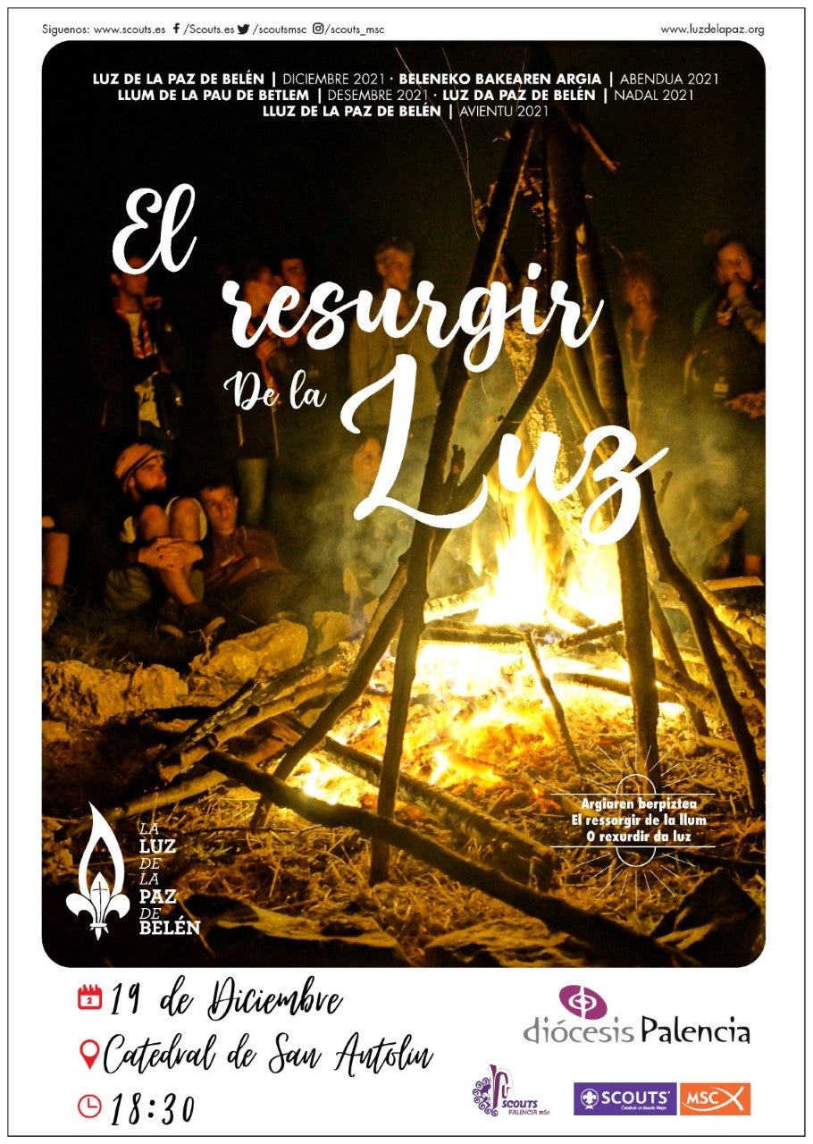 La Luz de Belén se distribuirá este domingo en la Catedral de Palencia La Luz de Belén se distribuirá este domingo en la Catedral de Palencia
