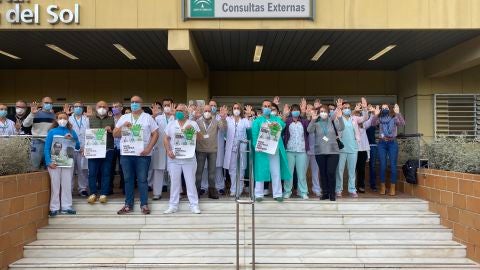 Concentraci&oacute;n contra agresiones a sanitarios