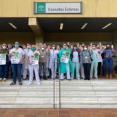 Concentración contra agresiones a sanitarios Concentración contra agresiones a sanitarios