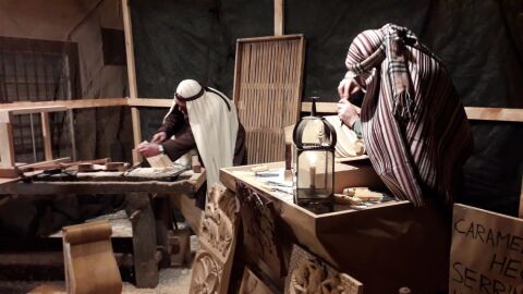 Bel&eacute;n viviente de Moral de Calatrava en 2019