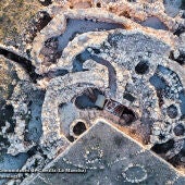 Imagen aérea del yacimiento de Castillejo del Bonete (Terrinches)