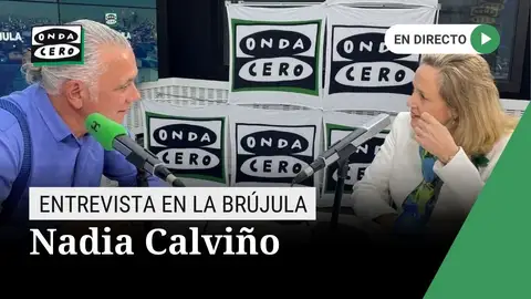 Juan Ramón Lucas entrevista este jueves a Nadia Calviño en 'La brújula' Juan Ramón Lucas entrevista este jueves a Nadia Calviño en 'La brújula'