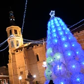 Iluminación navideña Plaza de España de Valdepeñas Iluminación navideña Plaza de España de Valdepeñas