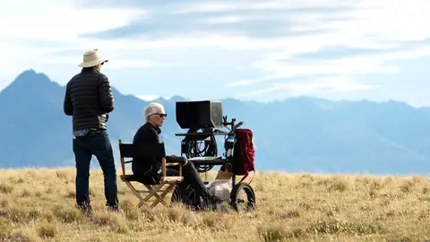 La directora Jane Campion, en el set de rodaje de la película 'El poder del perro' La directora Jane Campion, en el set de rodaje de la película 'El poder del perro'