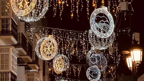 Luces navideñas en Chiclana